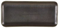 Cinder Black Terra Narrow Rectangular Platter